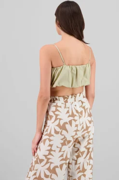 Shasa Balloon Crop Top