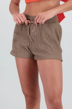 Shasa Bandana Textured Drawstring Shorts