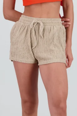 Shasa Bandana Textured Drawstring Shorts