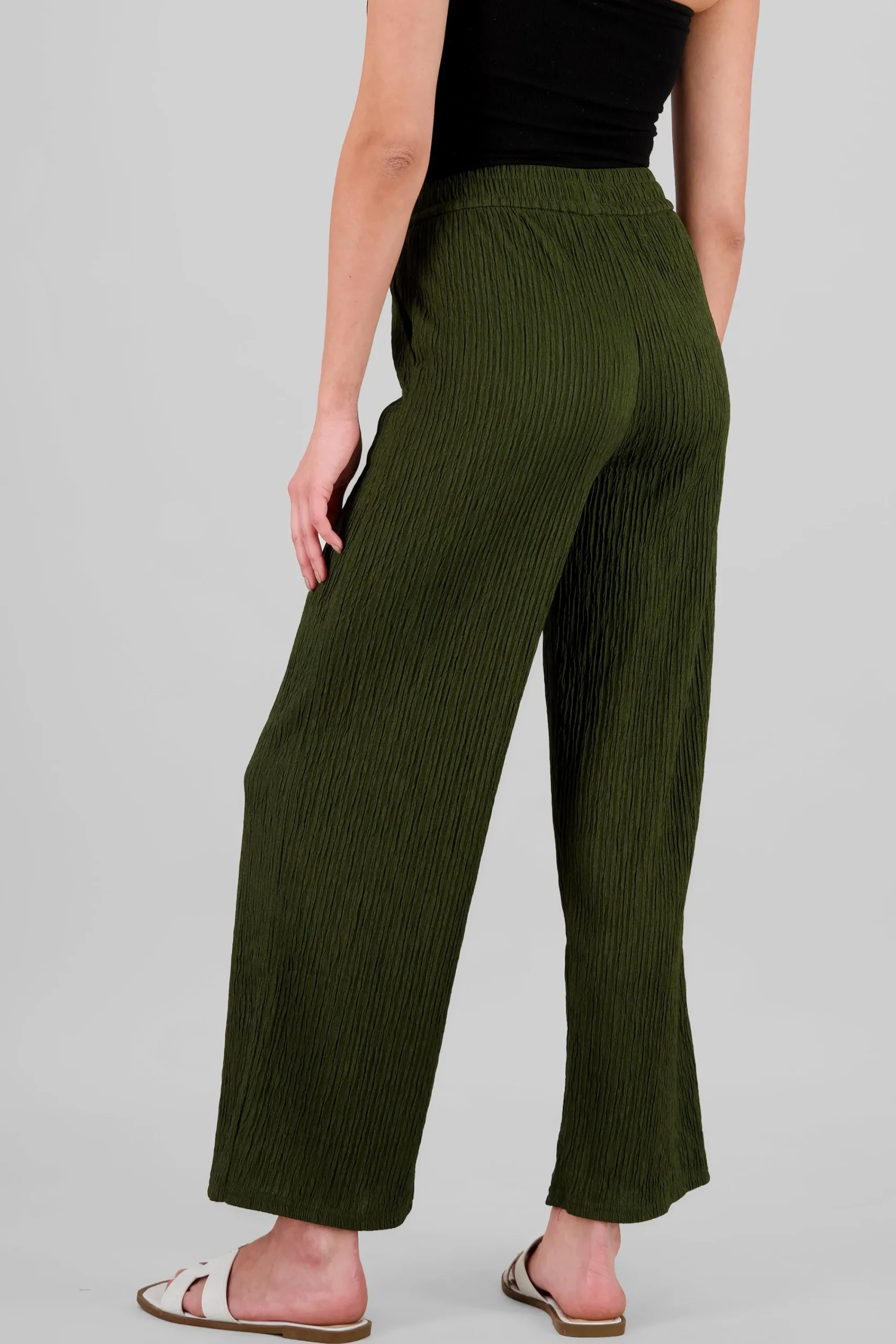 Shasa Bandana Textured Wide Pants