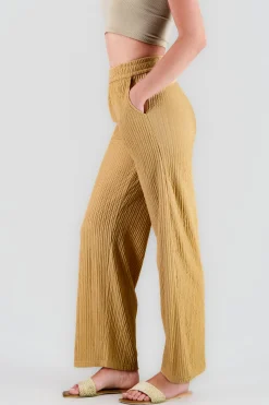 Shasa Bandana Textured Wide Pants