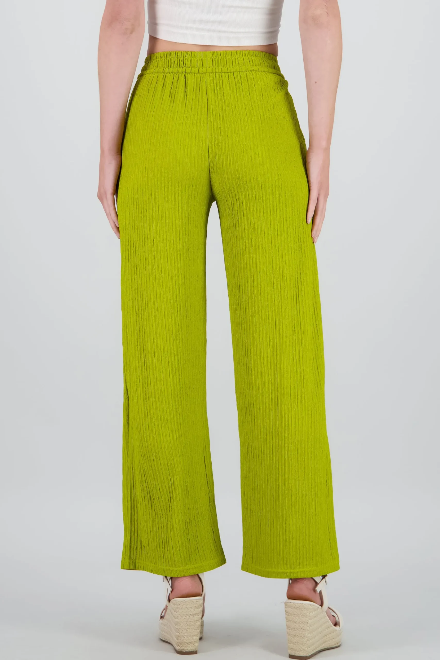 Shasa Bandana Textured Wide Pants
