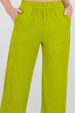 Shasa Bandana Textured Wide Pants