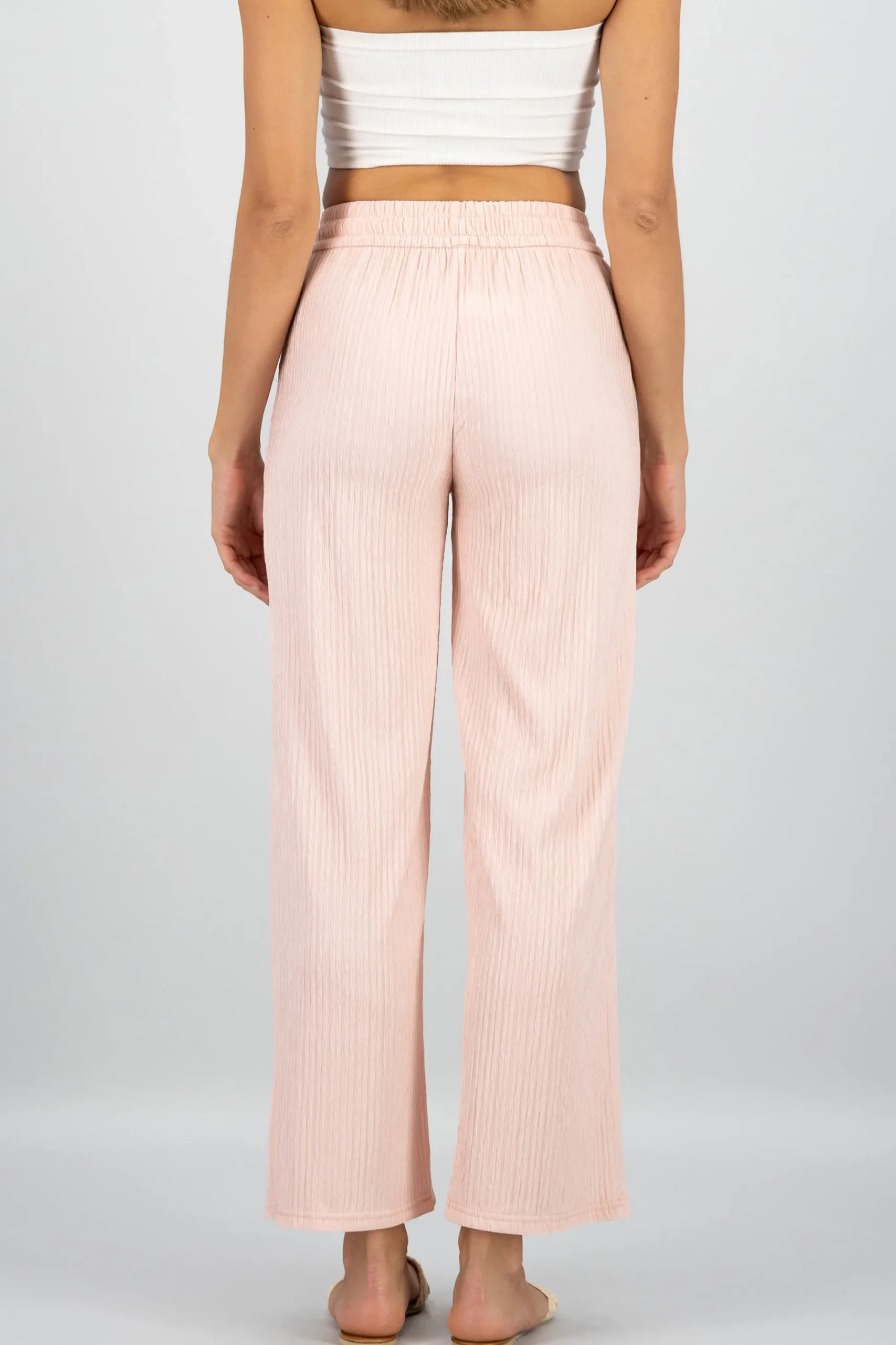 Shasa Bandana Textured Wide Pants