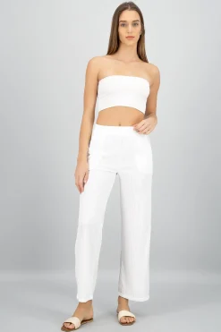 Shasa Bandana Textured Wide Pants