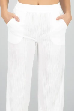 Shasa Bandana Textured Wide Pants