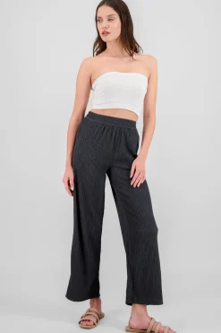 Shasa Bandana Textured Wide Pants
