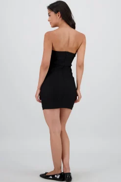 Shasa Bandeau Mini Dress with Bows