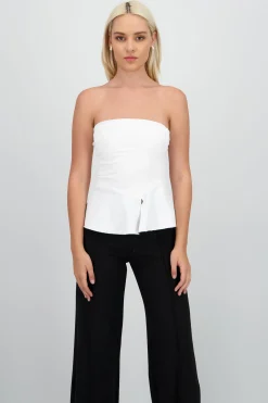 Shasa Bandeau Top with Ruffle