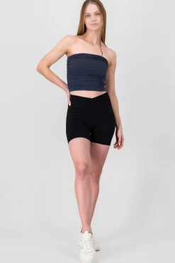 Shasa Basic Crisscross Biker Shorts
