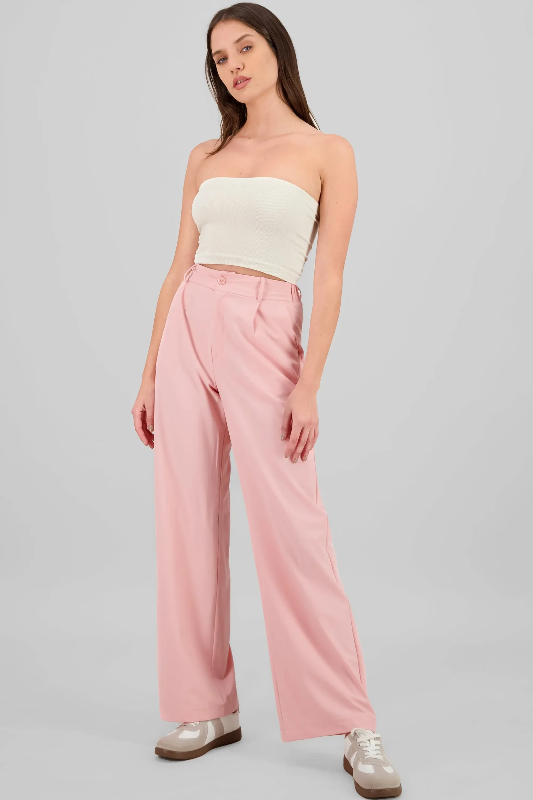 Shasa Basic Straight Leg Trousers