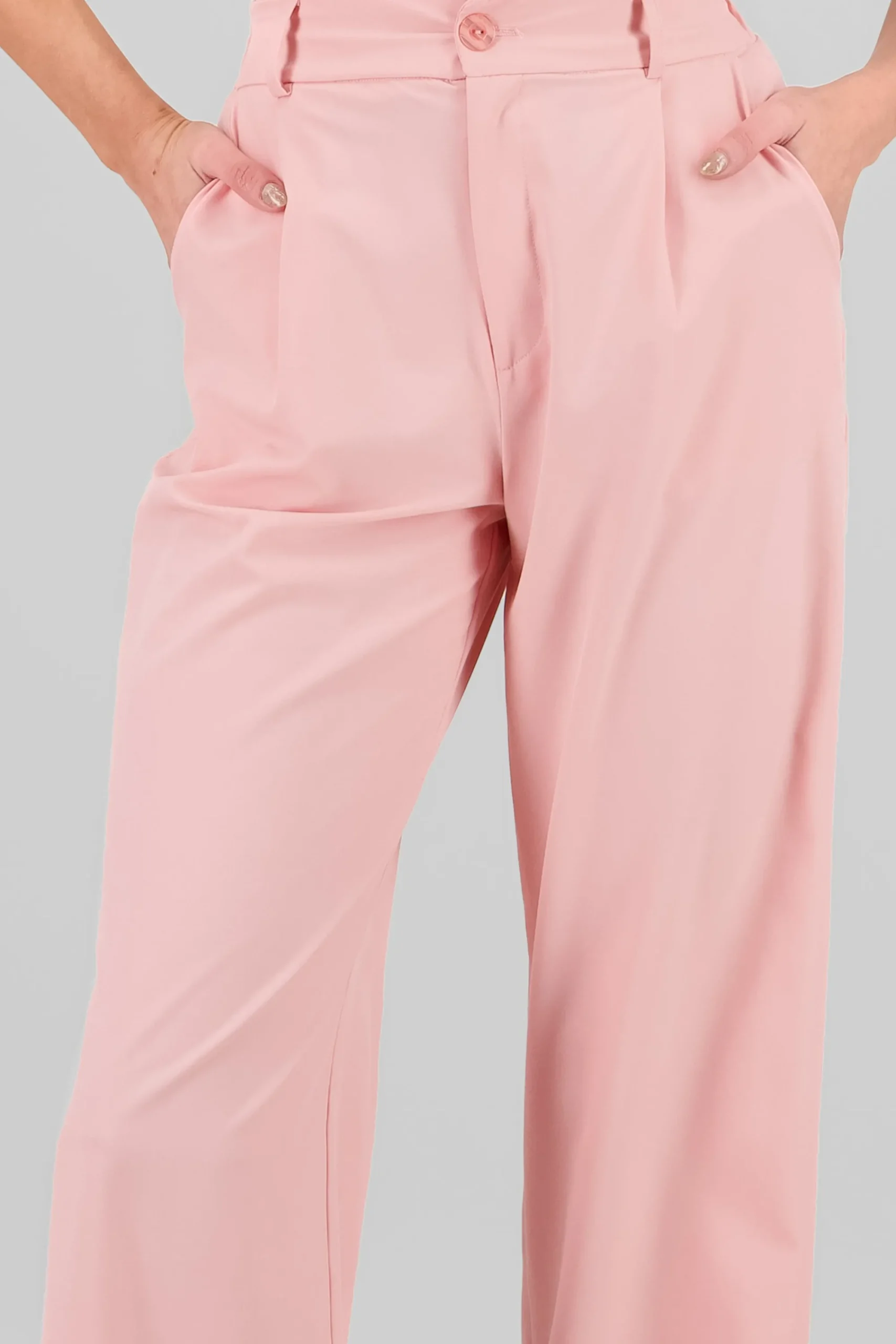 Shasa Basic Straight Leg Trousers