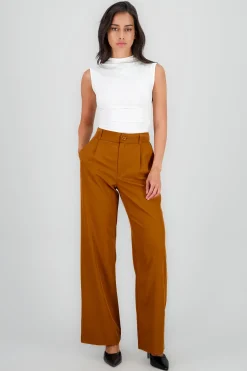 Shasa Basic Straight Leg Trousers