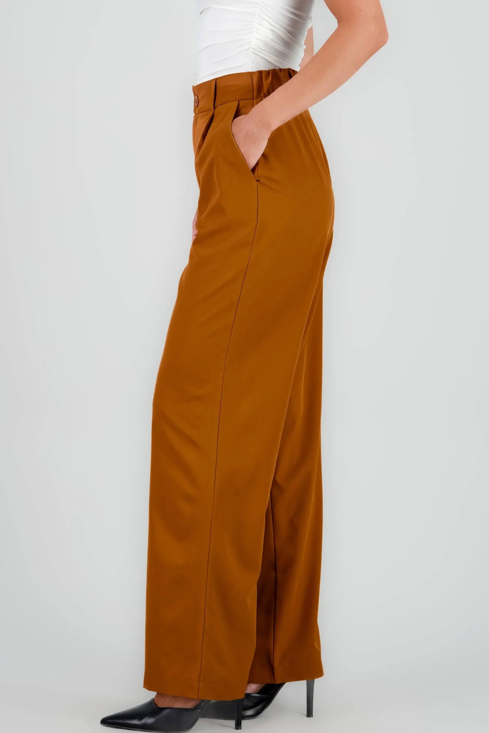 Shasa Basic Straight Leg Trousers