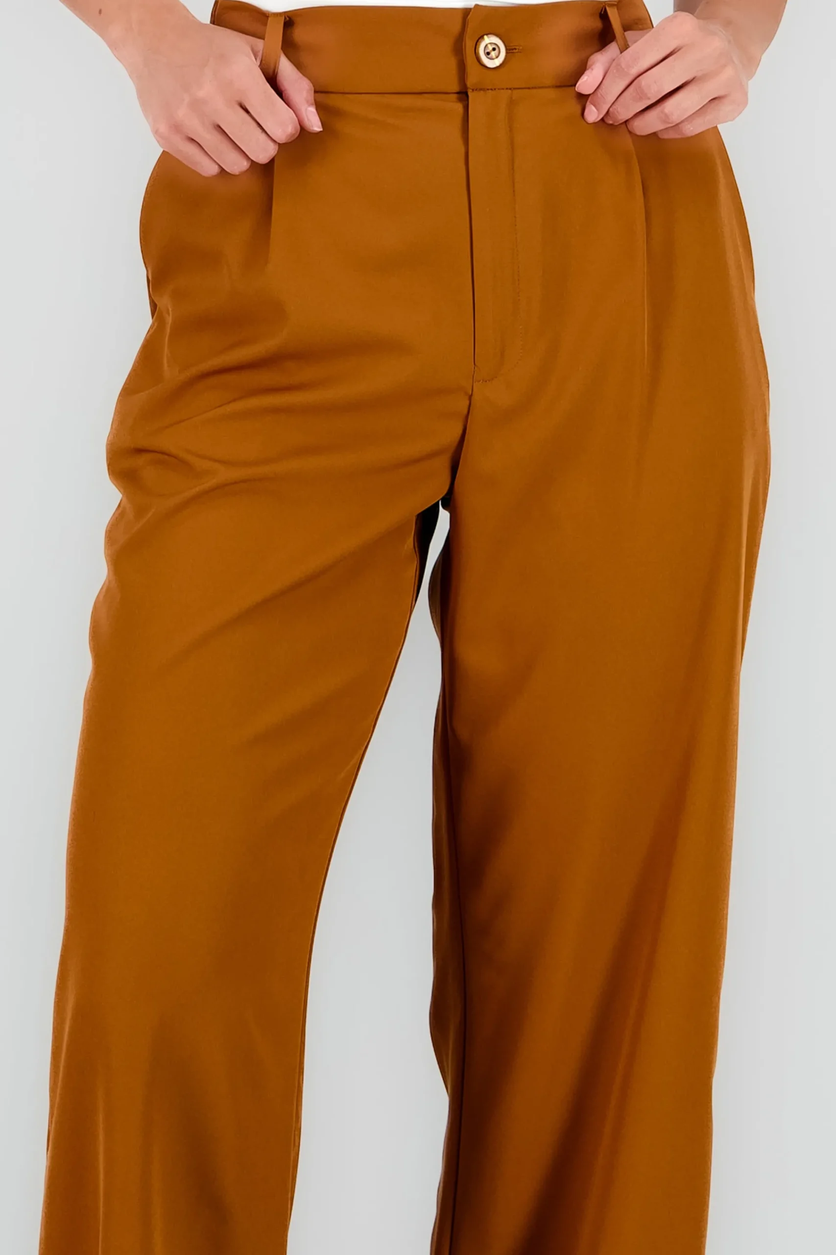 Shasa Basic Straight Leg Trousers