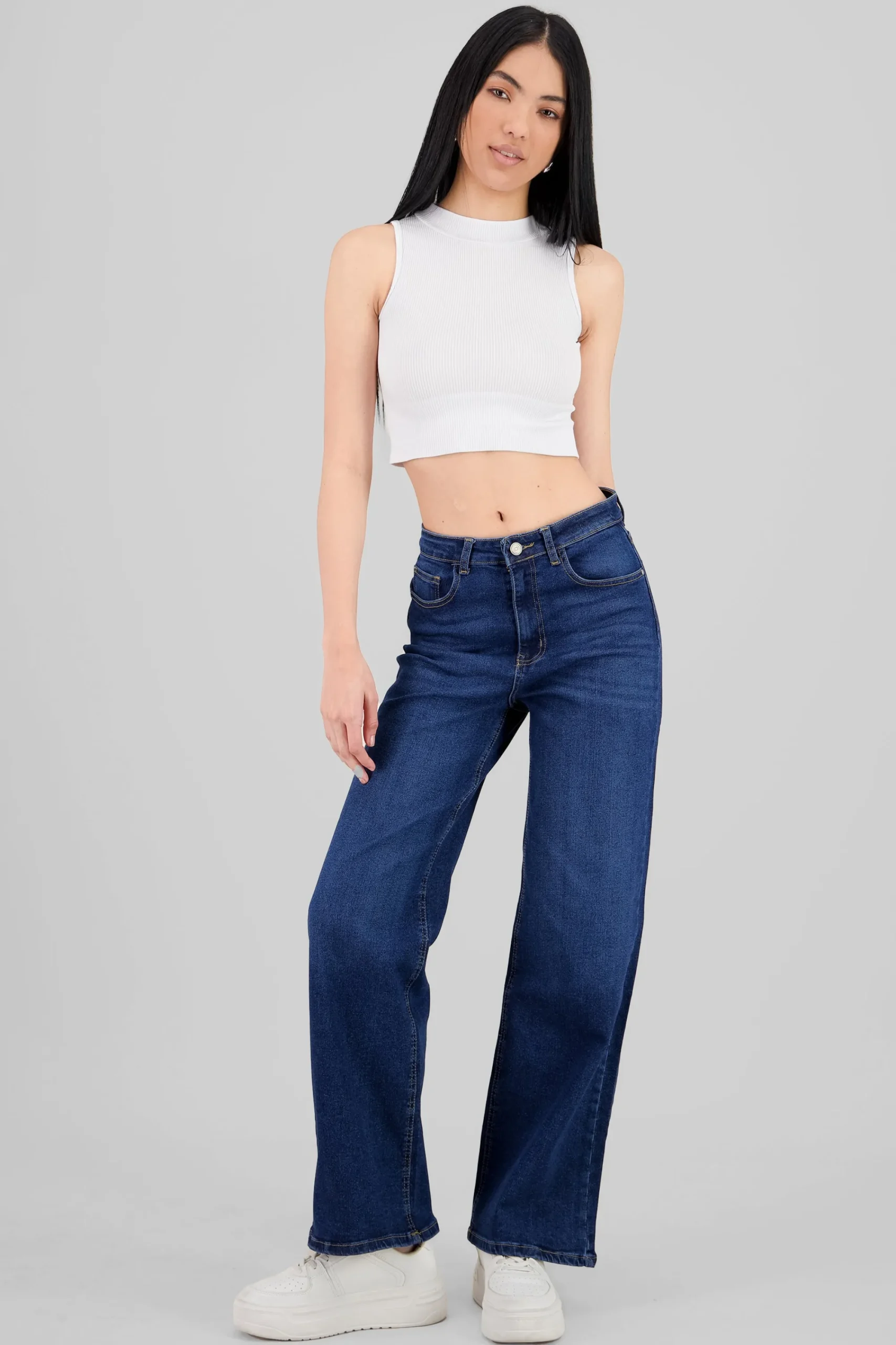 Shasa Basic Wide Leg Jeans