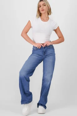 Shasa Basic Wide Leg Jeans