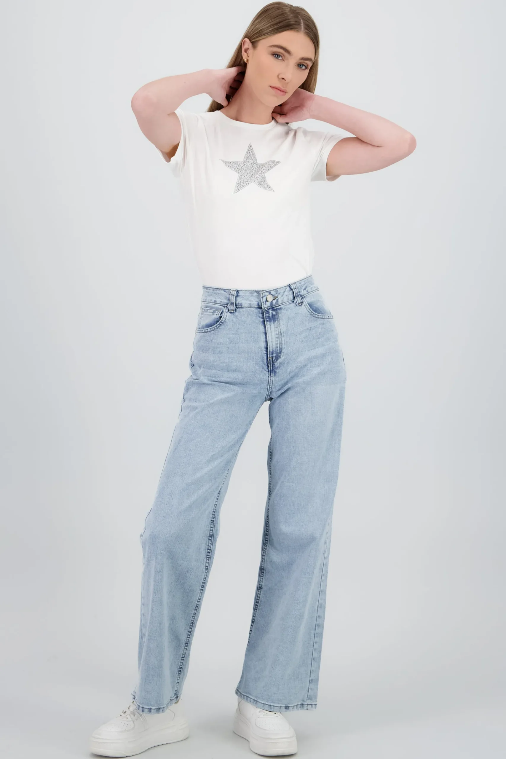 Shasa Basic Wide Leg Jeans