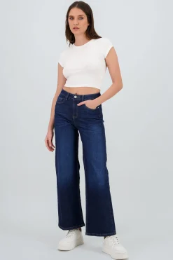 Shasa Basic Wide Leg Jeans