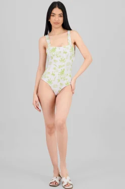 Shasa Beach Print Swimsuit