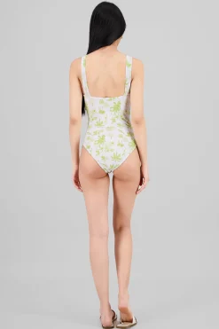Shasa Beach Print Swimsuit