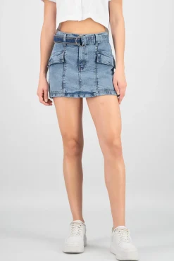 Shasa Belt and Two Pockets Skort
