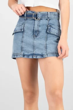 Shasa Belt and Two Pockets Skort