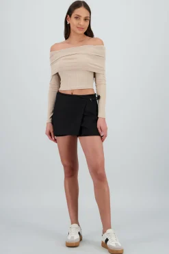 Shasa Belt Detail Skort