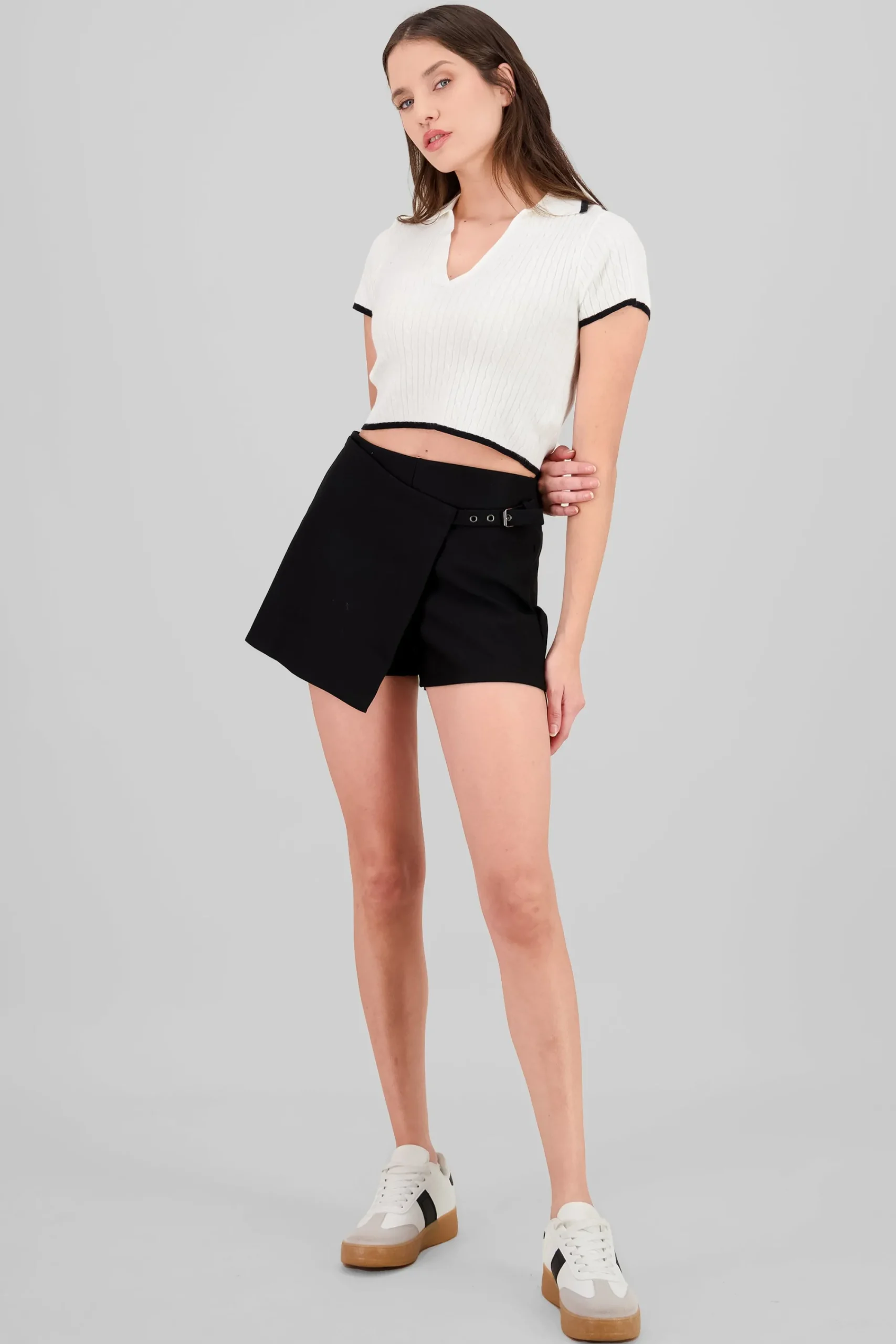 Shasa Belt Detail Skort