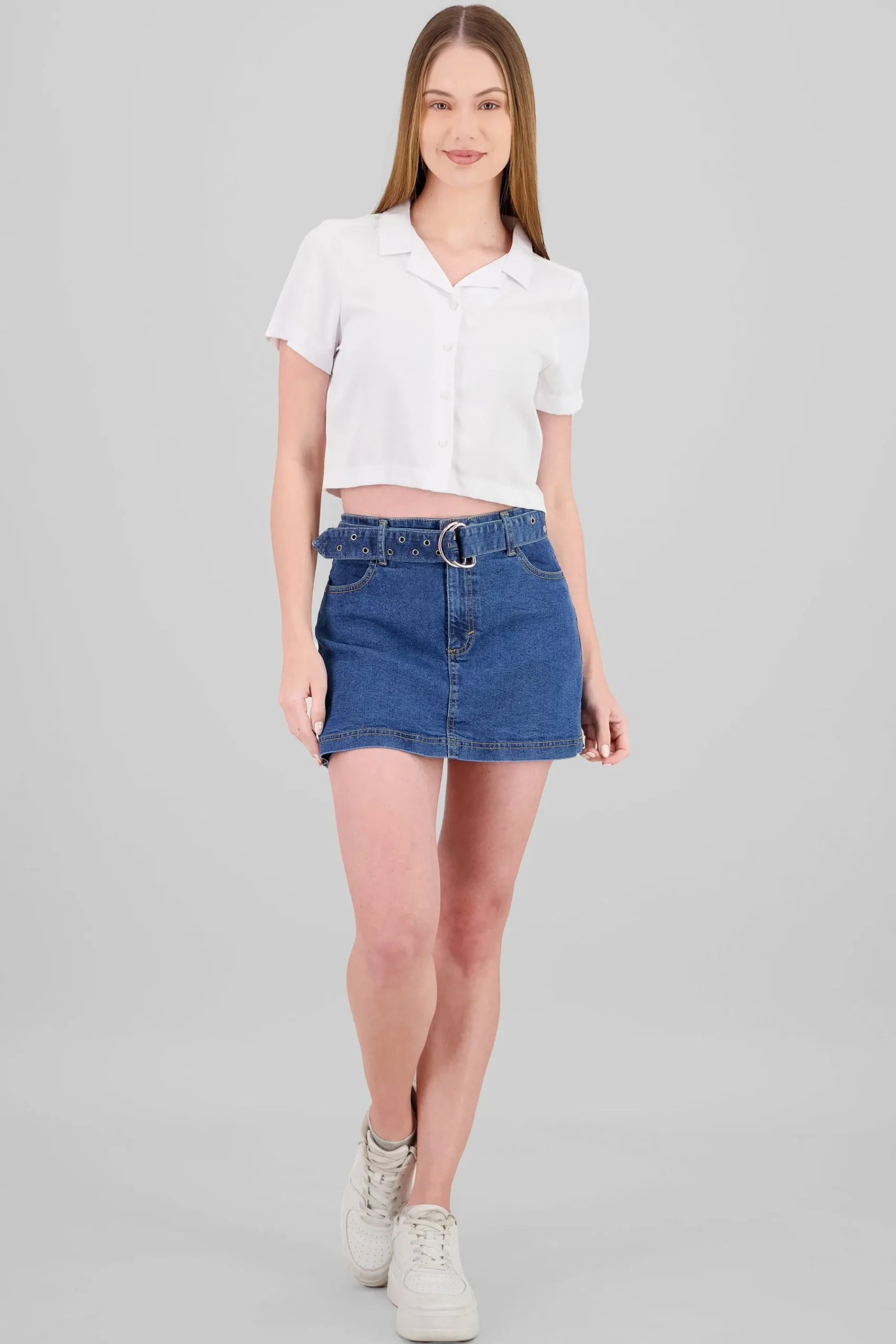 Shasa Belt Detail Skort