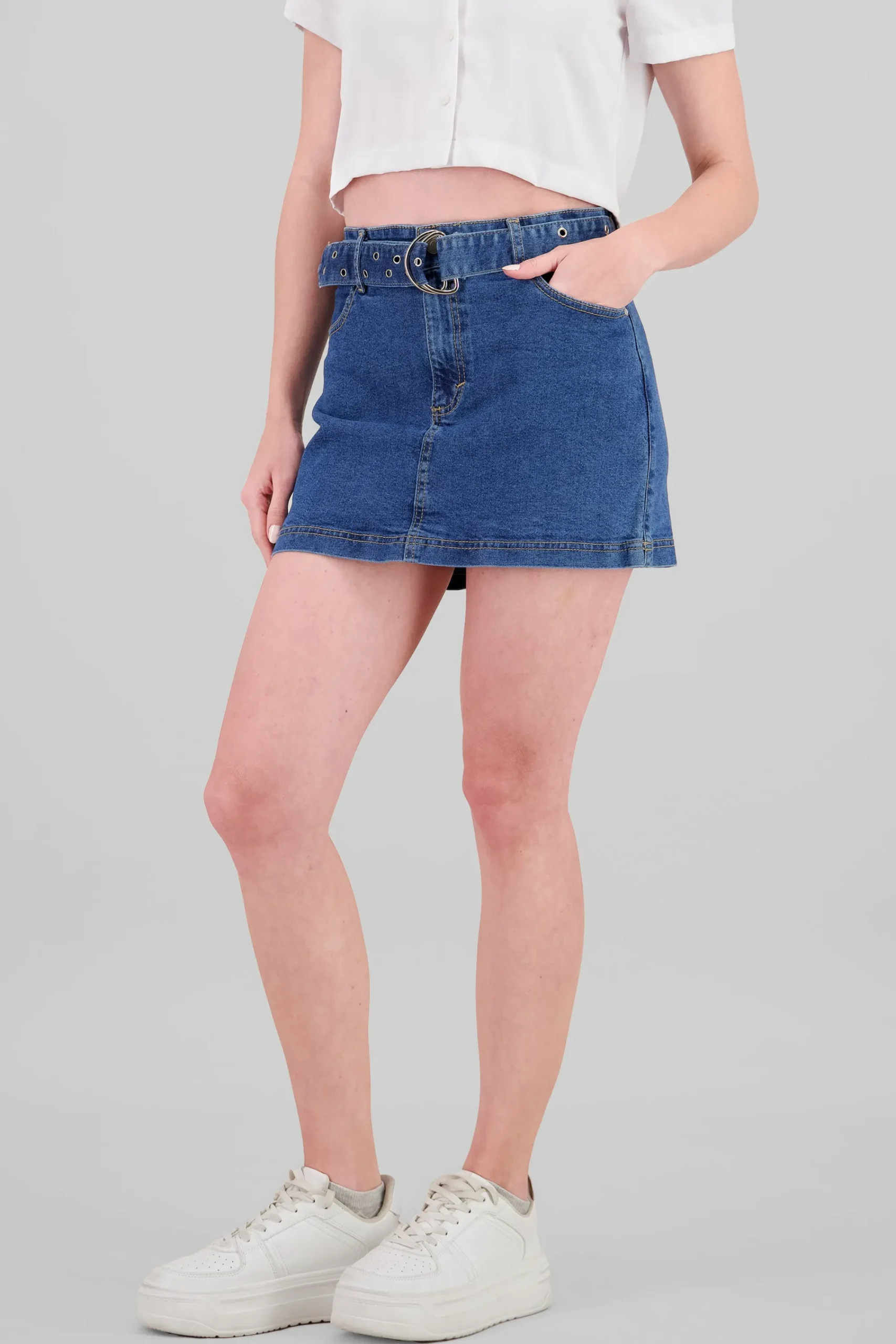 Shasa Belt Detail Skort