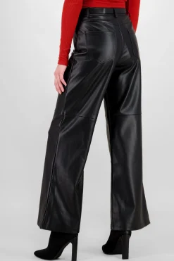 Shasa Belt Detail Straight Pants