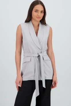 Shasa Belt Long Vest