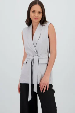 Shasa Belt Long Vest