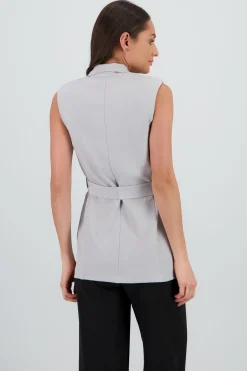 Shasa Belt Long Vest