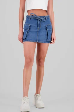 Shasa Belt Mini Cargo Skirt