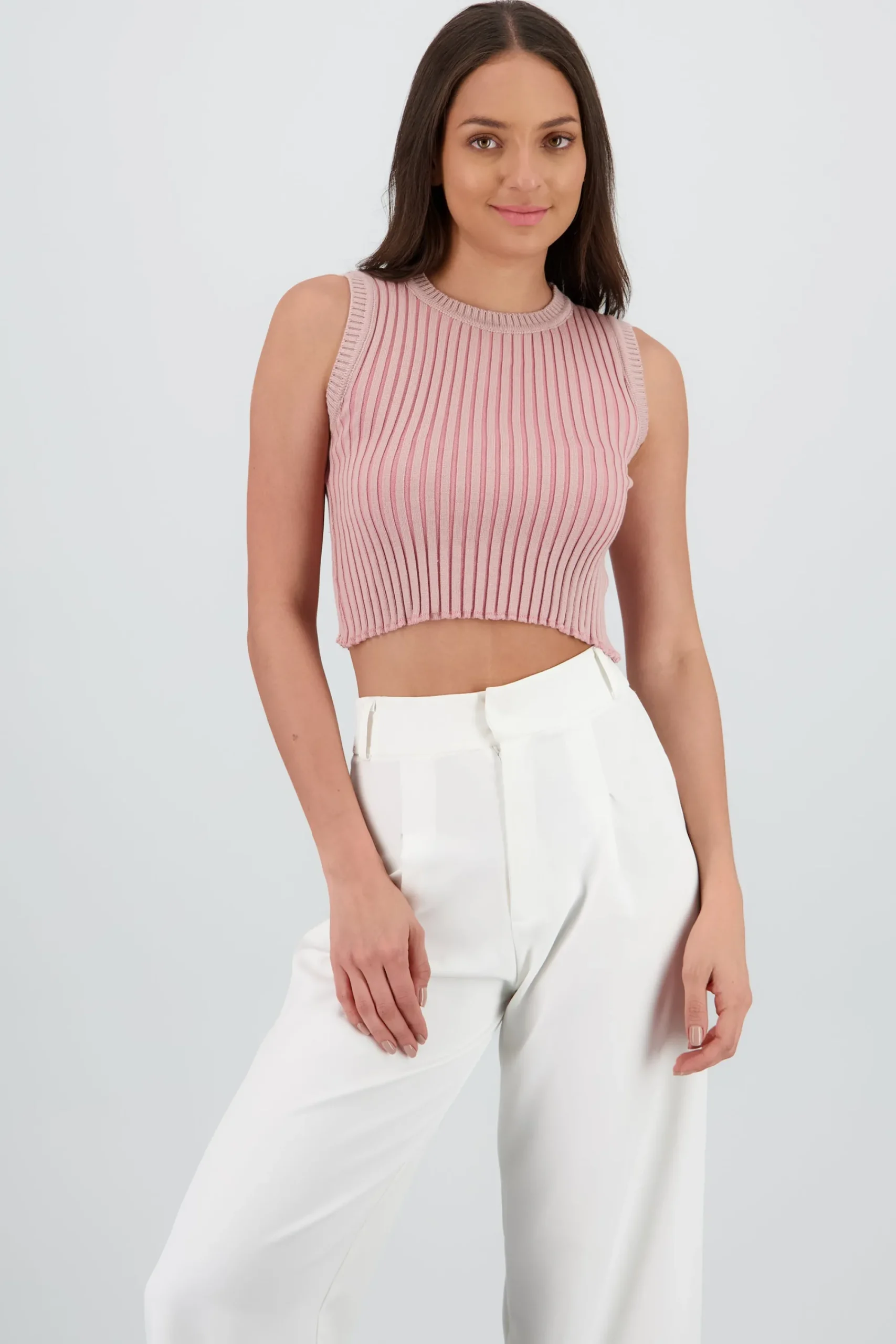 Shasa Bi Color Knitted Top