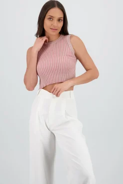 Shasa Bi Color Knitted Top