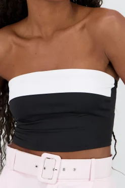 Shasa Bicolor Crop Top