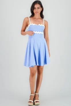 Shasa Bicolor Detail Dress