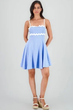Shasa Bicolor Detail Dress