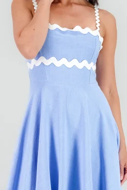 Shasa Bicolor Detail Dress
