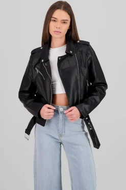 Shasa Biker Jacket with Zipper