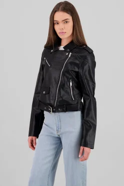 Shasa Biker Jacket with Zipper