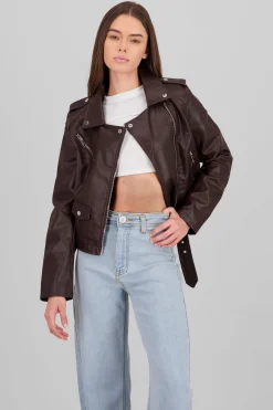 Shasa Biker Jacket with Zipper