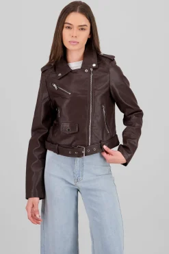 Shasa Biker Jacket with Zipper