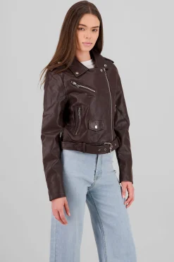 Shasa Biker Jacket with Zipper