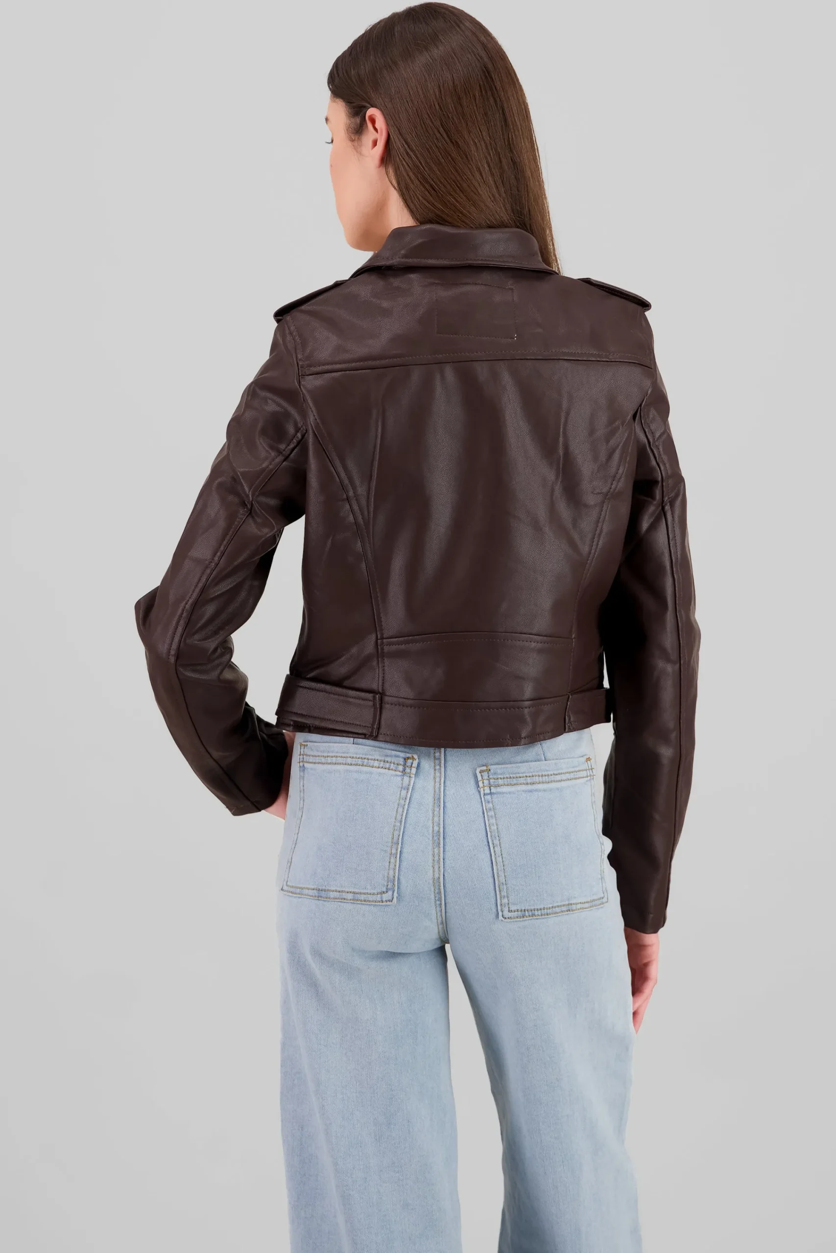 Shasa Biker Jacket with Zipper