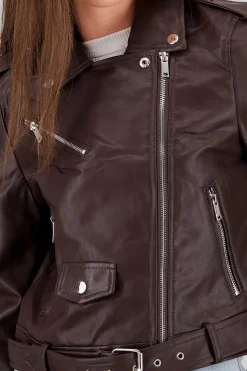 Shasa Biker Jacket with Zipper
