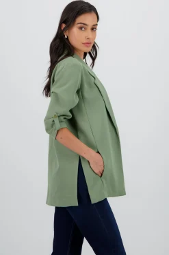 Shasa Blazer With RolledUp Sleeves